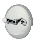 CHROME BATHTUB TUB DRAIN OVERFLOW TRIP LEVER  FACE PLATE WITH 2 SCREWS - €1.030,60 EUR