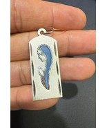 18K White Gold Praying Lady Enamel Pendant - $4,170.97 CAD