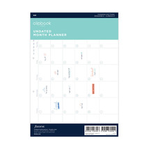 Filofax Filofax A4 Clipbook Month Planner Refill 12pk - $39.92