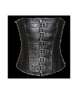 Ladies Corset 6 Buckle Zip Front Studded - 350765 - €108,15 EUR