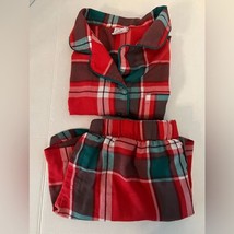 Art Class Red Plaid Pajama Set Girls XXL (18) - £10.85 GBP