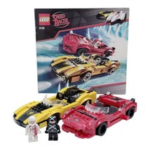 LEGO Speed Racer: Racer X &amp; Taejo Togokhan 8159 99% Needs 4 Hubcaps &amp; Vi... - $49.49