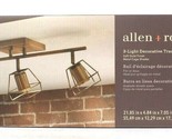 Allen &amp; Roth 1020649 Three LED Light Decorative Track Light Soft Gold Fi... - £59.42 GBP