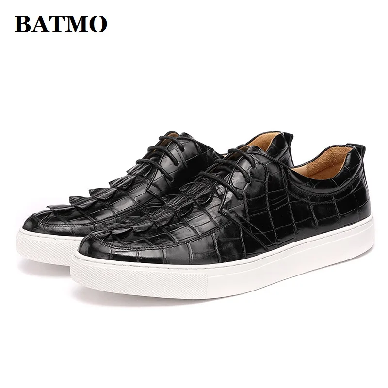 new arrival Fashion Crocodile Skin causal shoes men,male Genuine leather shoes C - £165.64 GBP