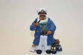 Nautical Sea Captain with Pipe Resin Figure Sailor Fisherman Binoculars ... - $8.90