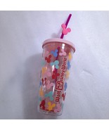 Walt Disney World Mickey Balloons travel Tumbler Cup mug w/ Lid straw pi... - $399.14 MXN