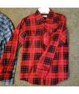 Lot 3 Polo Levraut Garçon Manches Longues Boutonné Chemises Flanelle Col... - $52.12 CAD
