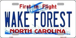 Wake Forest North Carolina Novelty Metal License Plate LP-6465 - £15.92 GBP