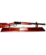 Walnut Wooden Presentation Gun Stand Antique Rifle Shotgun Display with ... - $3,713.17 MXN