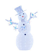 5 ft Pre-Lit Christmas Snowman with Stars - Color: White - €134,60 EUR 5 ft Pre-Lit Christmas Snowman with Stars - Color: White - €134,60 EUR