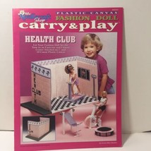 Health Club Plastic Canvas Fashion Doll Carry &amp; Play Pattern - $9.88