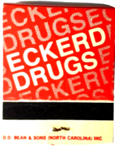 Eckerd Drugs Vintage Matchbook Unstruck 20 Matches - £5.58 GBP