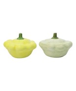 Ceramic Autumn Festive Yellow And Green Squash Salt And Pepper Shakers Set - €14,54 EUR