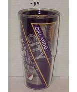 24 oz Tervis Tumbler MLS Orlando City Soccer Club No Lid Purple Gold White - $20.81 CAD