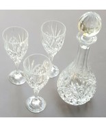 Godinger Dublin Crystal Wine Decanter Wine Glasses  - £33.60 GBP