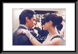 The Dark Knight Rises Christian Bale and Anne Hathaway signed movie photo - £281.49 GBP