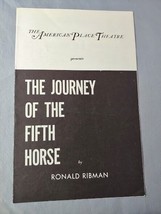 1966 Dustin Hoffman Off Broadway The Journey of the Fifth Horse Program - £11.67 GBP