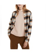 MADEWELL Flannel Westlake Plaid Shirt, Button Down, Medium (6/8) Brown/B... - £43.09 GBP