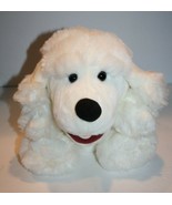 Costco White Poodle Puppy Dog Puppet 13&quot; Plush Soft Toy Barking Stuffed ... - £27.04 GBP