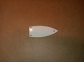 Aged White 3 Ply Harmony Silvertone Truss Rod Cover - $4.95