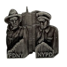 NYPD FDNY 9/11 New York City Police Dept Law Enforcement Enamel Lapel Hat Pin - £11.95 GBP