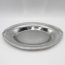 Danny Wilson Original Oval Chrome Etched Serving Tray 12&quot; X 7” - $41.43