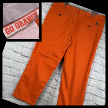 Vintage DOCKERS Syracuse Université Go Orange Jeu Jour Pantalon Droit Ja... - $36.36