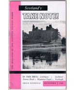 Scotland Take Note Magazine Tourist Board September 1966 34 Pages - £2.80 GBP