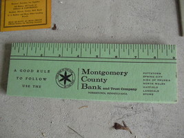 Mid 1900s Ink Blotter - Montgomery County Bank Norristown Pennsylvania - £14.69 GBP
