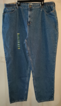 Nwt Womens L.L. Bean Relaxed Original Fit Five Pocket Blue J EAN S Size 26W Reg - £35.10 GBP