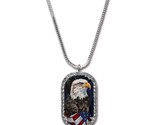 USA Eagle Flag Necklace - $9.90