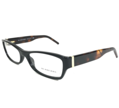 Burberry Eyeglasses Frames B 2094 3449 Black Brown Tortoise Cat Eye 54-17-135 - £80.73 GBP