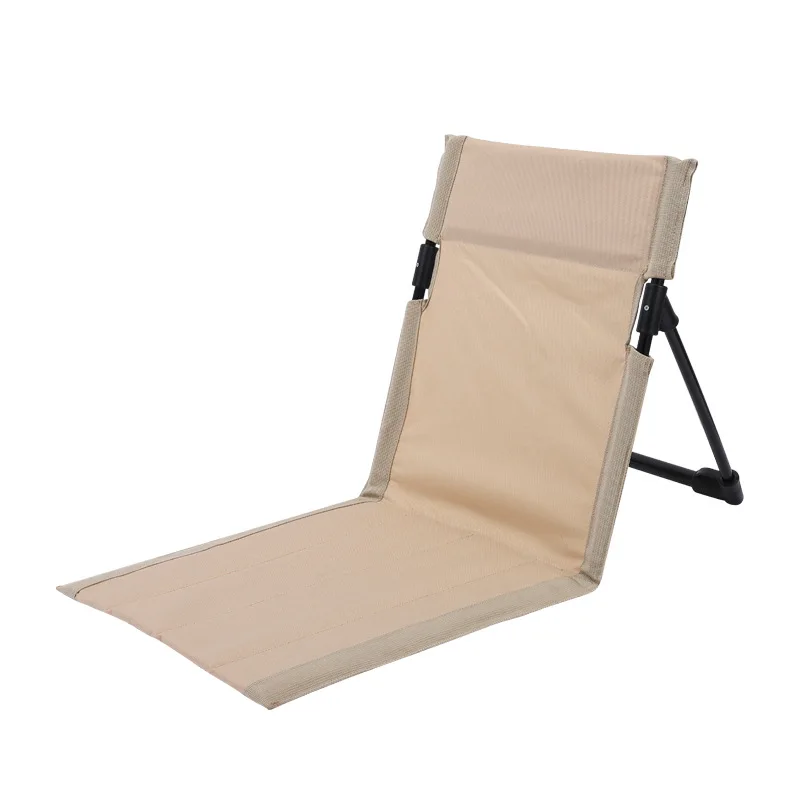 Ultralight Beach Chairs Folding Backrest Seat Portable Picnic Cushion Tourist - £22.16 GBP