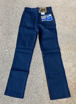 Lee Jeans Slim Boys Rider PolyCotton Straight Leg 23 1/2w X 26L Talon New 1980&#39;s - $28.70