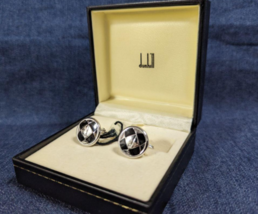 Accessori da uomo dunhill Cuffs Silver con custodia - $173.70