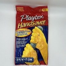 1 Pair Playtex HandSaver Gloves Medium 2008 Yellow Brand New - £9.73 GBP