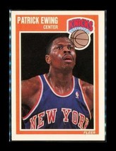Vintage 1988-89 FLEER Basketball Trading Card #100 PATRICK EWING New York Knicks - £3.94 GBP