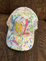YOLO Vintage Baseball Hat Cap Hook And Loop Tie Dye Colors - Nice! - £14.08 GBP