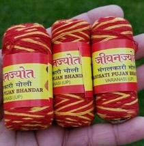 3x mauli thread pack mouli good luck dhaga wedding kalawa sacred hindu religious - £8.81 GBP