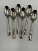 Set of 6 Towle 18/10 Vietnam Stainless Steel BEADED ANTIQUE Teaspoons 6 ... - $49.99