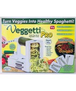 Veggetti Pro Tabletop Spiral Vegetable Cutter Stainless Steel Blade Vegg... - £15.17 GBP