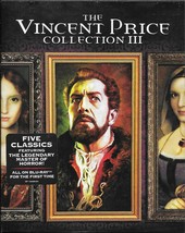 The Vincent Price Collection 3 Iii - Diary Of A Madman, New Oop Blu Ray Set - £57.98 GBP