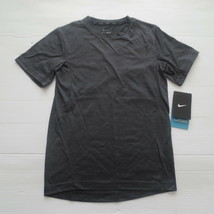 Nike Boys Dri-Fit Training Top Shirt - 871852 - Dark Gray 010 - Size S - NWT - £11.85 GBP