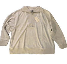 Universal Thread Cream Blue Quarter Zip Sweatshirt Bundle  NWT 4X - £23.74 GBP