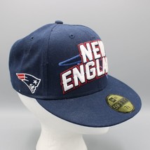 New England Patriots 59Fifty Fitted 7 1/8 Hat New Era NFL Football - £11.79 GBP
