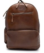 Teakwood Genuine Brown Leather Vintage Backpack Travel Laptop Bag Daybag - $600.61 MXN