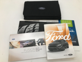 2018 Ford Fusion Owners Manual Set with Case OEM E02B21022 - $26.99