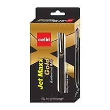 Cello Jet Maxx Gold Ball Pen - Pack of 6 (Blue) - $37.50
