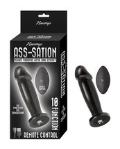 Ass-sation Remote Vibrating Metal Anal Ecstasy - Black - £39.16 GBP