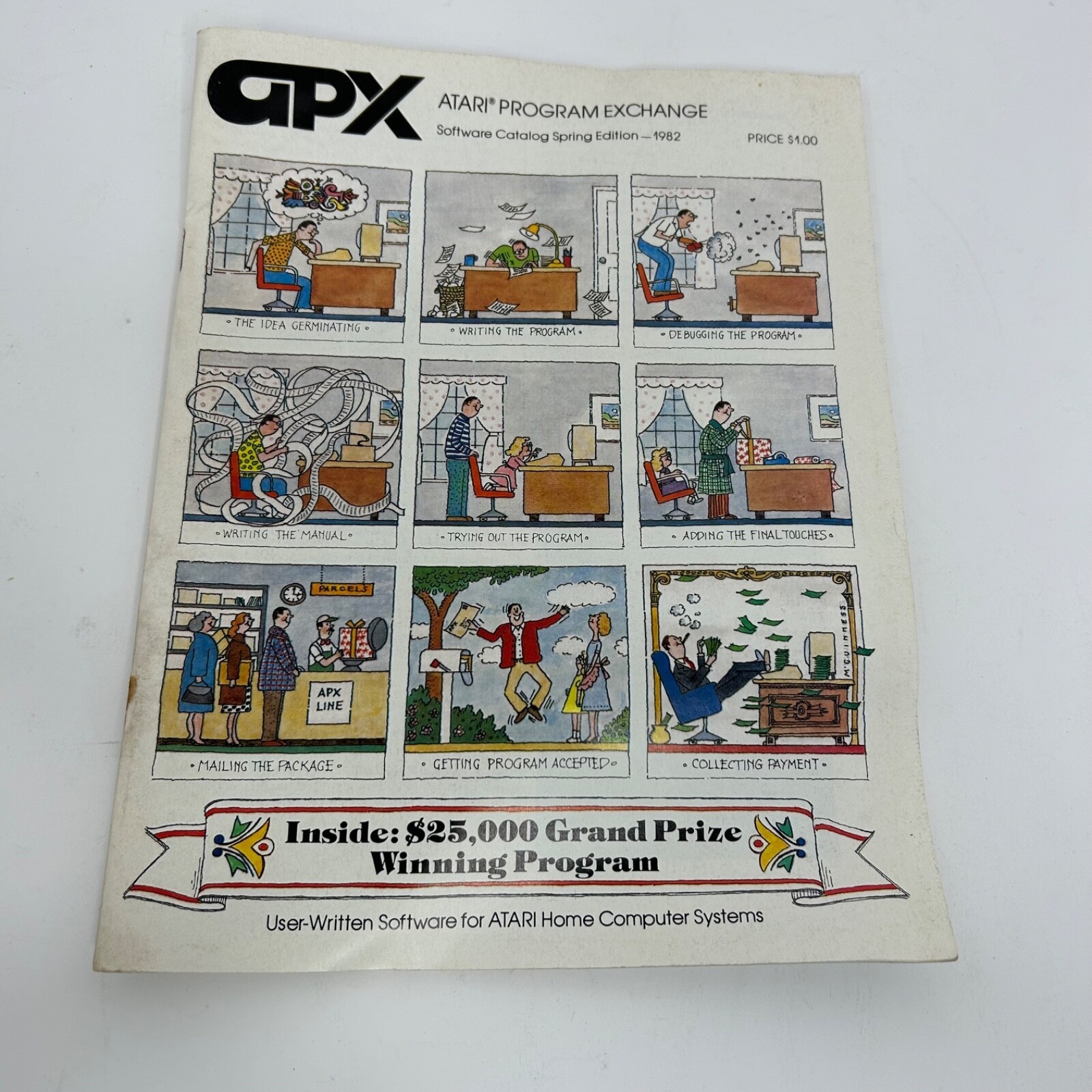 Atari Program Exchange Spring 1982 Software Catalog APX - $23.63